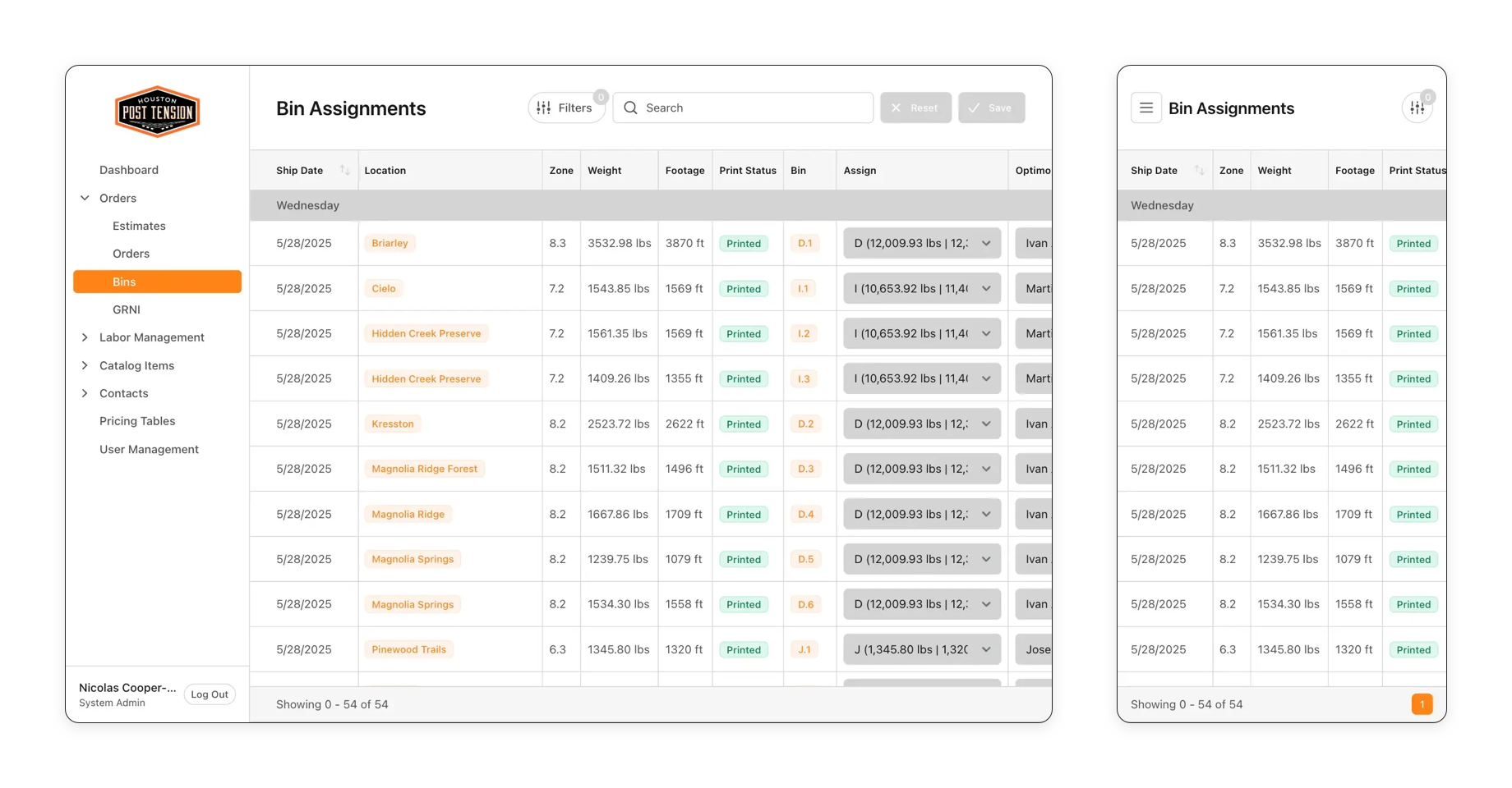 Custom-built MRP and order management platform—HPT Cloud by Nicolas Cooper-Larsson