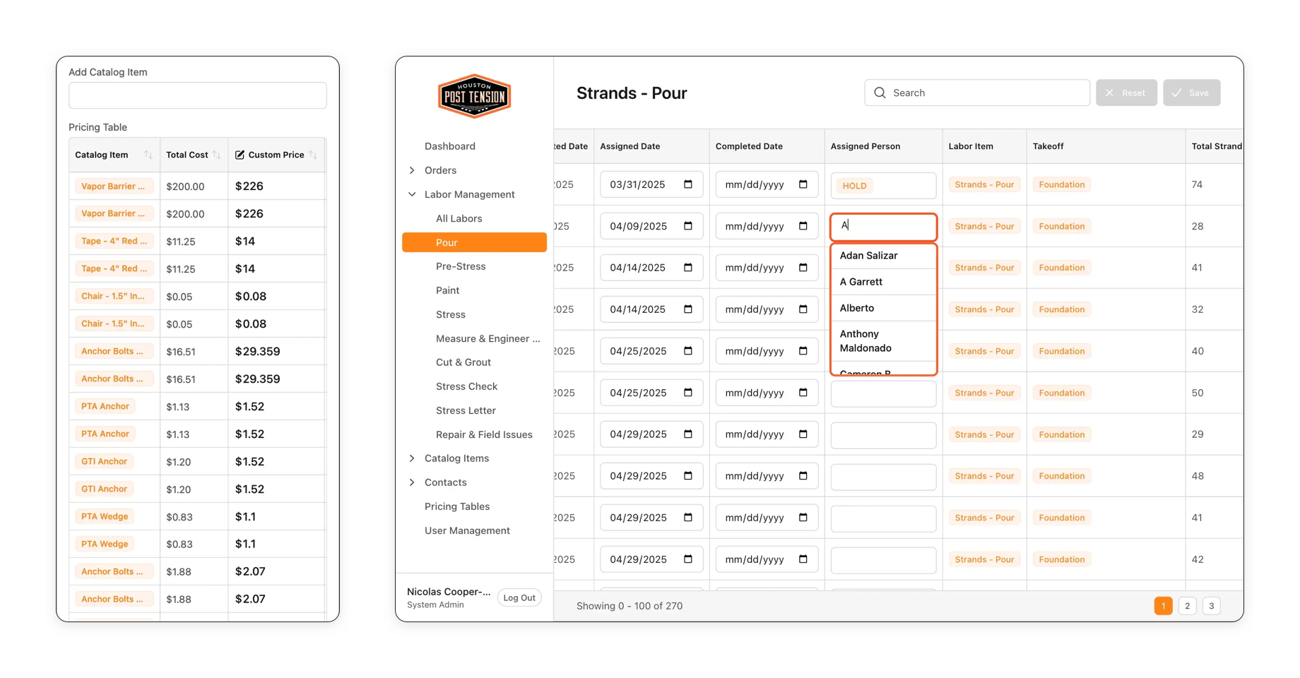 Custom-built MRP and order management platform—HPT Cloud by Nicolas Cooper-Larsson