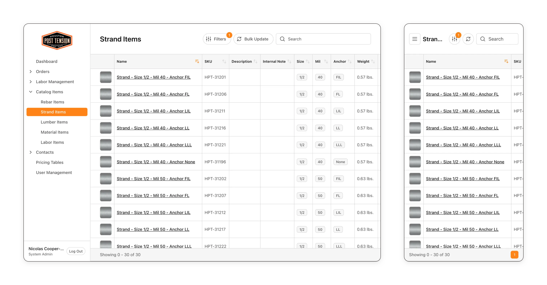 Custom-built MRP and order management platform—HPT Cloud by Nicolas Cooper-Larsson